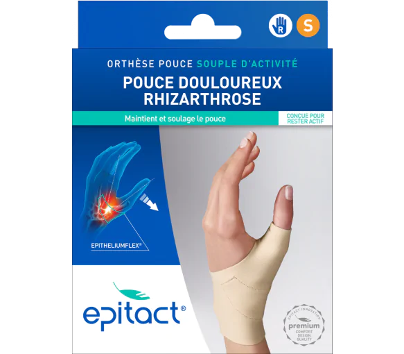 Orthèse souple pouce droit taille S Epitact - 1 unité