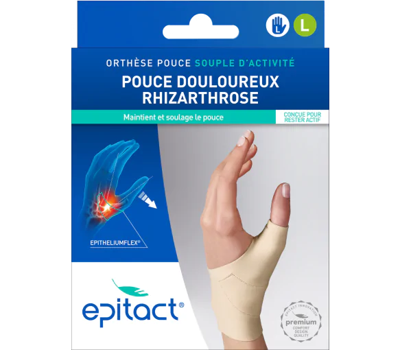 Orthèse souple Pouce Gauche taille L Epitact - 1 unité