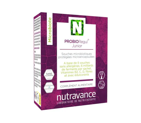 PROBIORegul Junior Nutravance - boîte de 15 sticks