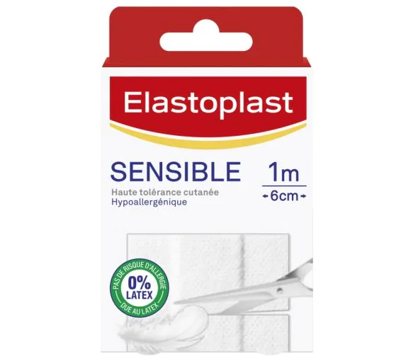 Pansement Sensible Elastoplast - bande de 1m x 6cm