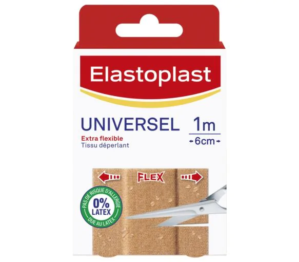 Pansements Flexible Elastoplast - bande de 1m x 6cm
