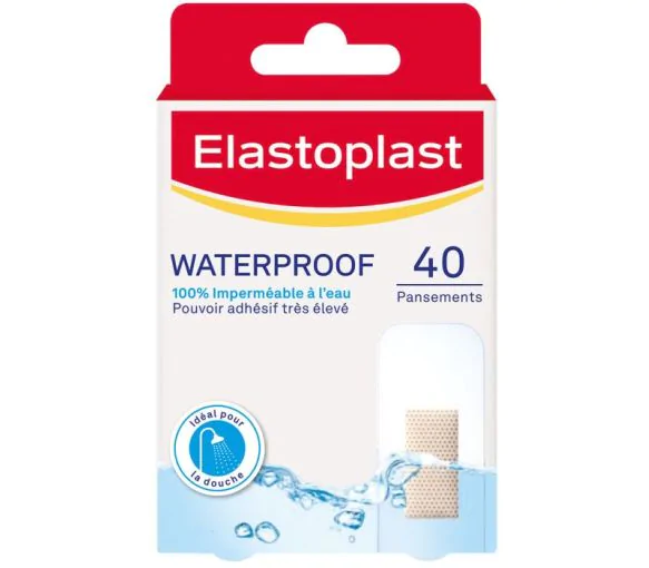Pansements Waterproof Elastoplast - boîte de 40 pansements