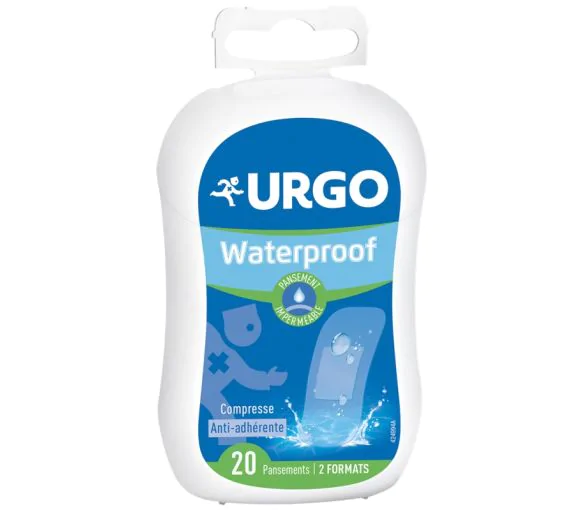 Pansements Waterproof Urgo - boîte de 20 pansements 2 formats