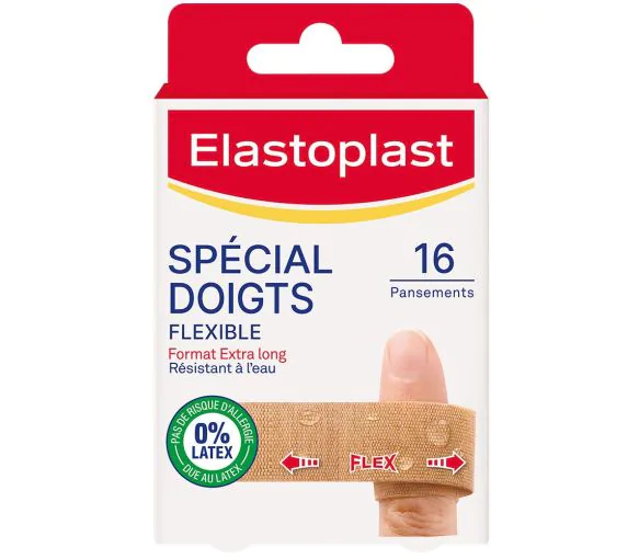 Pansements spécial doigts Elastoplast - boîte de 16 pansements