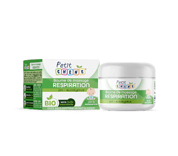 Petit Chêne baume respiration bio Les 3 Chênes - pot de 40ml