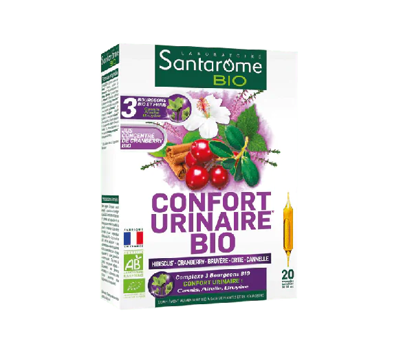 Phyto Confort Urinaire Bio Santarome Bio - boîte de 20 ampoules