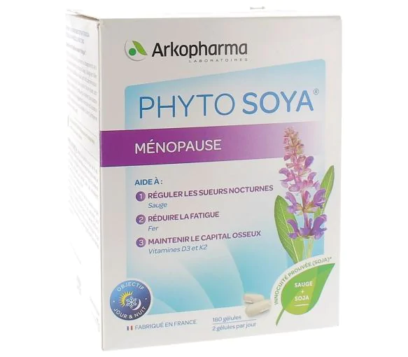 Phyto Soya ménopause Arkopharma - boîte de 120 gélules