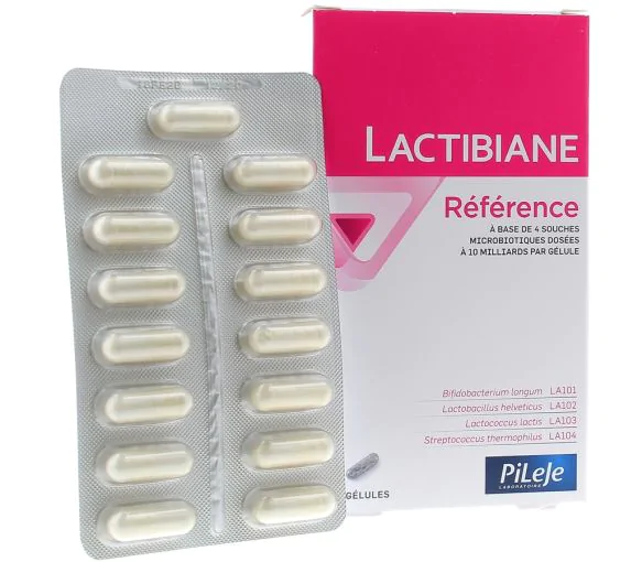 Lactibiane référence microbiote gélules Pileje - boite de 30 gélules