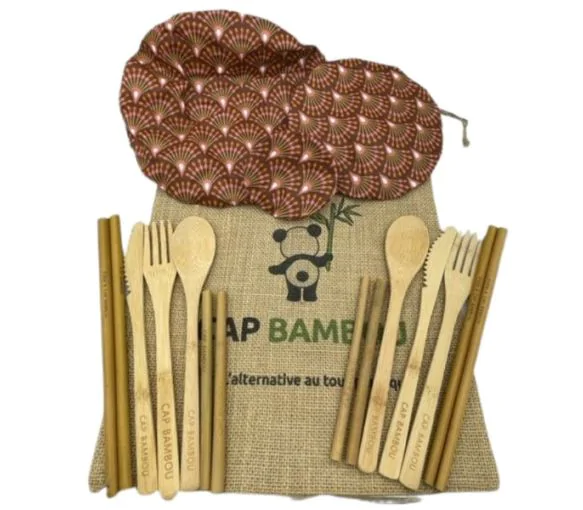 Pique nique box zéro déchet Cap Bambou - un pochon