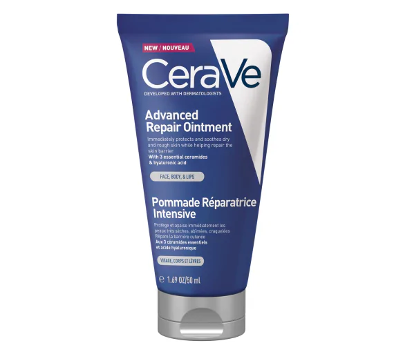 Pommade réparatrice intensive visage corps lèvres CeraVe - tube de 50 ml