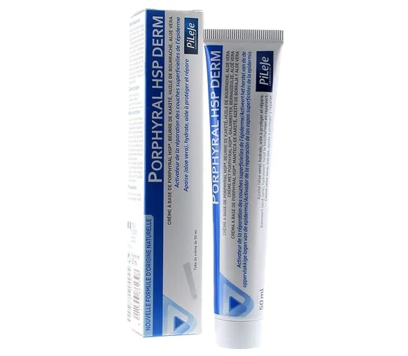 Porphyral Hsp Derm Crème cicatrisation Pileje - tube de 50 ml