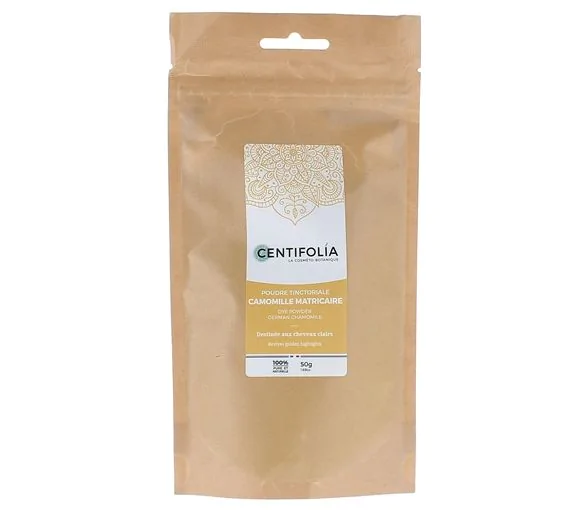 Poudre tinctoriale Camomille matricaire Centifolia - sachet de 50g
