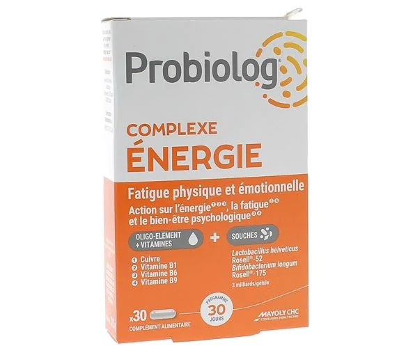 Probiolog Complexe Energie Mayoly Spindler - boîte de 30 gélules