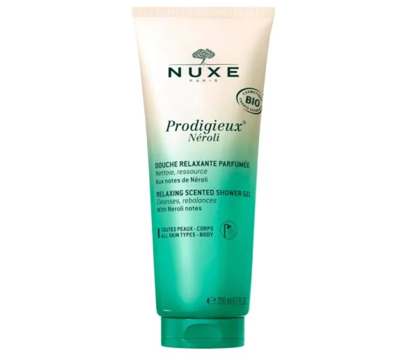 Prodigieux Néroli Douche relaxante parfumée bio Nuxe - tube de 200 ml