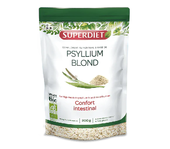 Psyllium blond bio Super Diet - sachet de 200 g