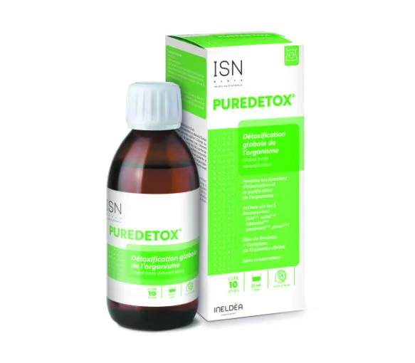 Puredetox détoxification globale de l'organisme Ineldea - flacon de 250ml