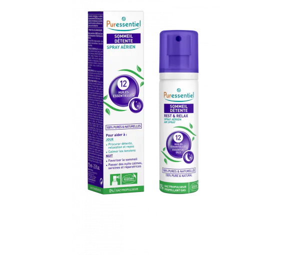 Puressentiel sommeil détente spray aérien 12 huiles essentielles - spray de 75 ml