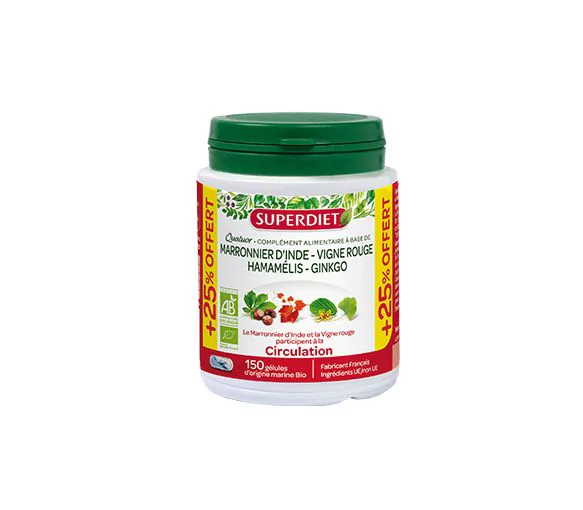 Quatuor Circulation Super Diet - boîte de 120 comprimés + 30 offerts