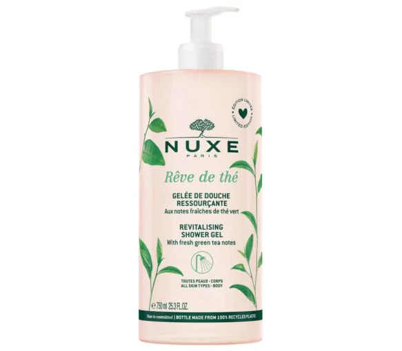 Rêve de Thé Gelée de douche ressourçante Nuxe - flacon-pompe de 750 ml
