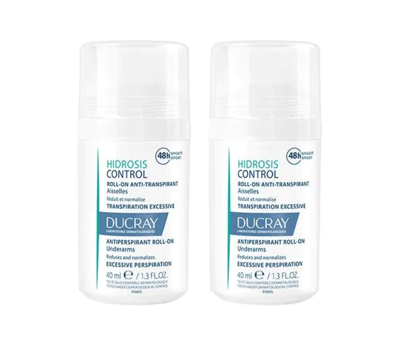 Hidrosis Control Roll-on anti-transpirant aisselles Ducray - lot de 2 roll-on de 40 ml