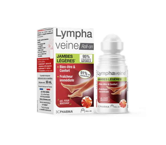 Roll-on Lymphaveine 3C Pharma - roll-on de 50 ml