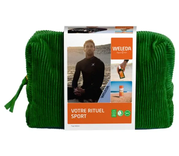 Trousse votre rituel sport arnica Weleda - trousse de 3 produits