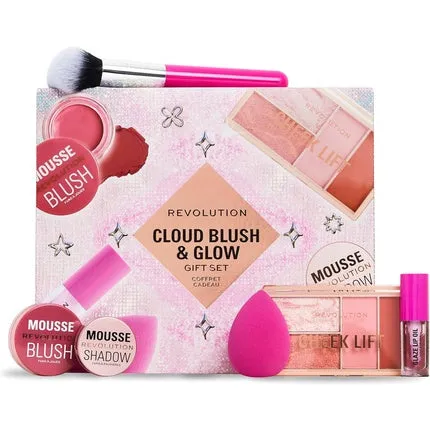 Revolution Beauty Cloud Blush & Glow Highlight Makeup Gift Set