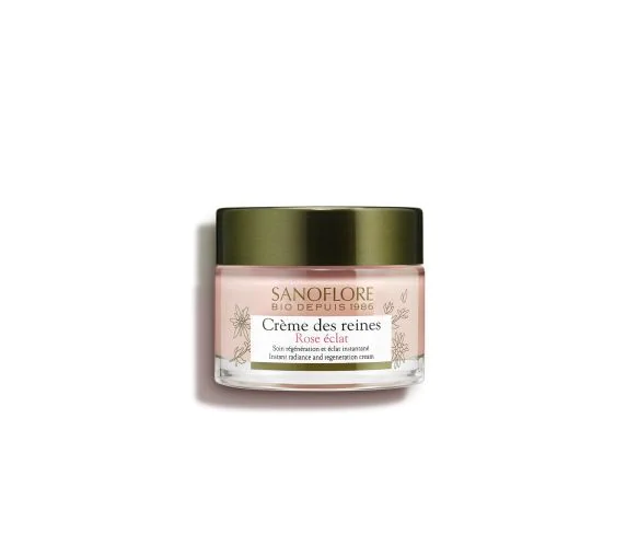 Crème des reines rose éclat bio Sanoflore - pot de 50 ml