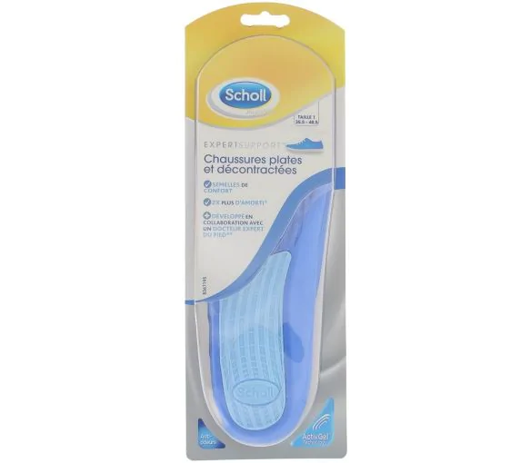 Semelles chaussures plates et decontractées T1 Scholl - une paire