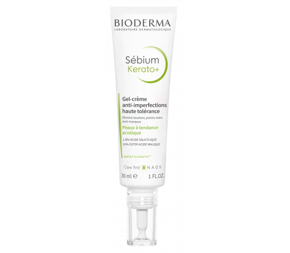 Sébium Kerato+ gel crème anti-imperfections Bioderma - tube de 30ml