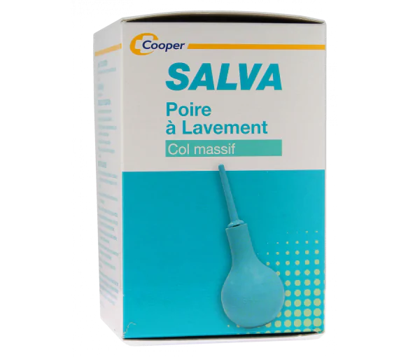 Salva poire à lavement col massif Cooper - une poire