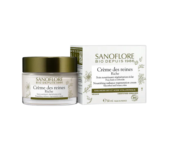Crème des Reines riche bio Sanoflore - pot de 50 ml