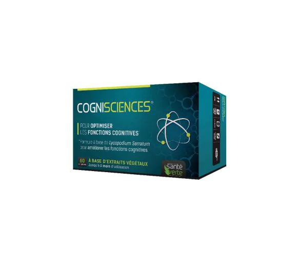 Cogni'sciences amélioration mémoire et concentration Santé verte - 60 comprimés