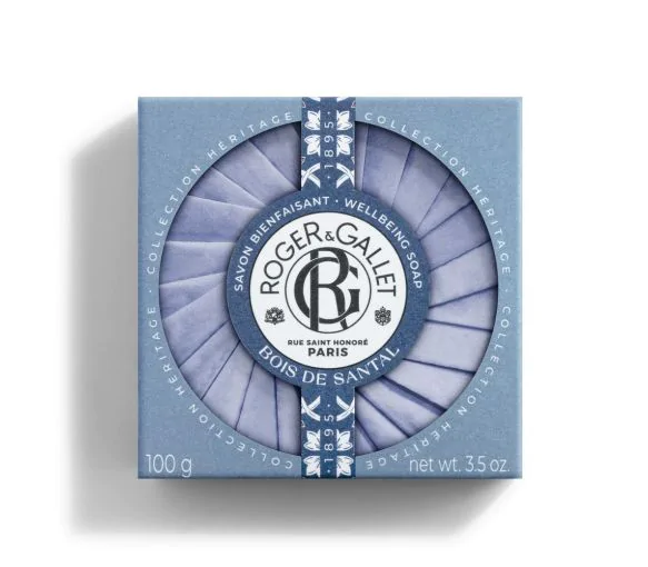 Savon bienfaisant Bois de Santal Roger & Gallet - pain solide de 100 g