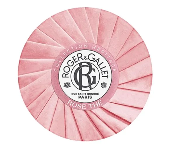 Savon parfumé Rose thé Roger & Gallet - pain de 100g