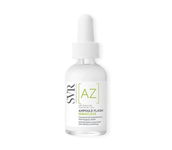 Sebiaclear AZ Ampoule flash SVR - flacon compte-gouttes de 30ml