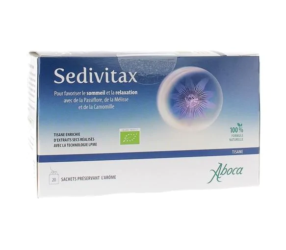 Sedivitax Tisane bio Aboca - boîte de 20 sachets