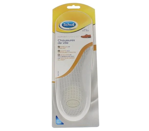 Semelles chaussures de ville taille 41,5 - 46,5 Scholl - une paire de semelles