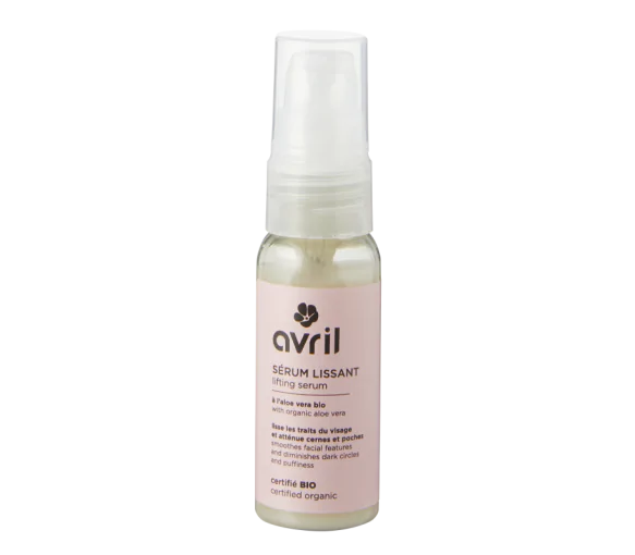 Sérum lissant visage cernes poches bio Avril - flacon-pompe de 30 ml