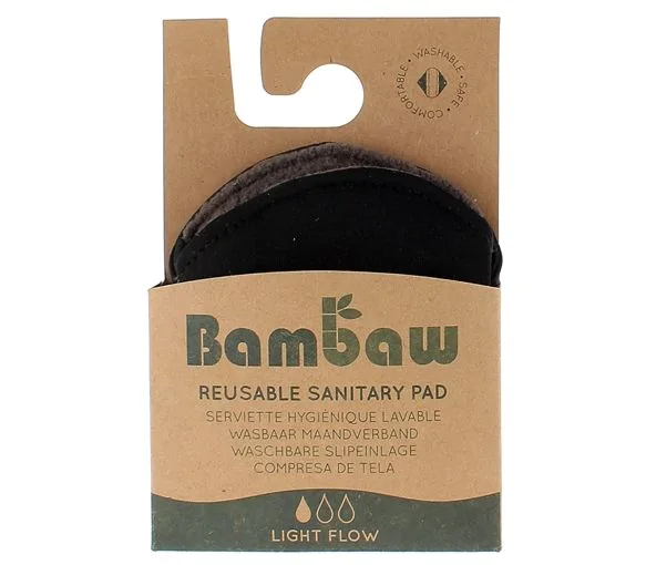 Serviette hygiénique lavable Bambaw - une serviette lavable