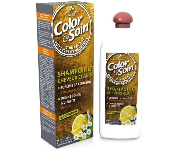 Color & soin shampoing cheveux colorés clairs Les 3 Chenes - 250 ml