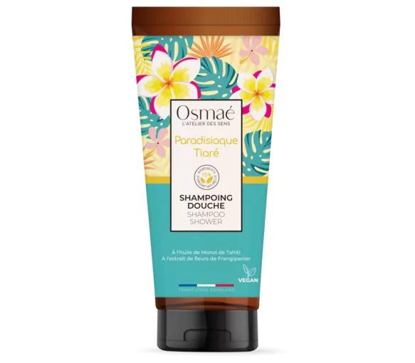 Shampoing douche Paradisiaque Tiaré Osmaé - tube de 200 ml