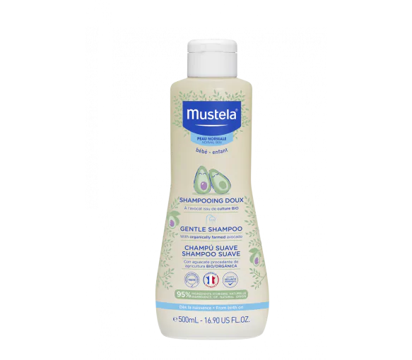 Shampooing doux cheveux délicats Mustela - flacon de 500 ml