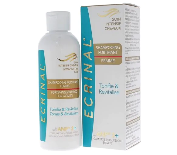 Shampooing fortifiant femme ANP 2+ Ecrinal - flacon de 200ml
