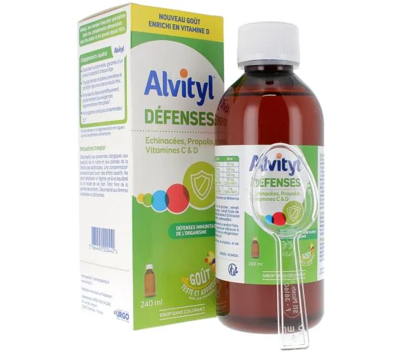 Sirop Alvityl Défenses Immunitaires Urgo - flacon de 240 ml