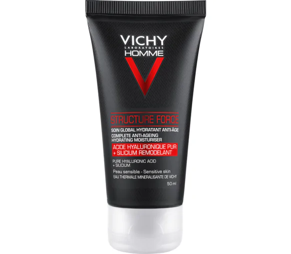 Soin global hydratant anti-âge Structure Force Vichy Homme - tube de 50 ml