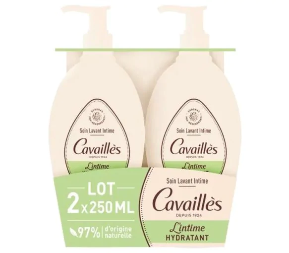 Soin toilette intime sècheresse Rogé Cavaillès - lot de 2 flacons de 250 ml