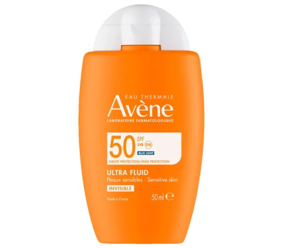 Solaire Ultra Fluid Invisible SPF50 Avène - flacon de 50 ml
