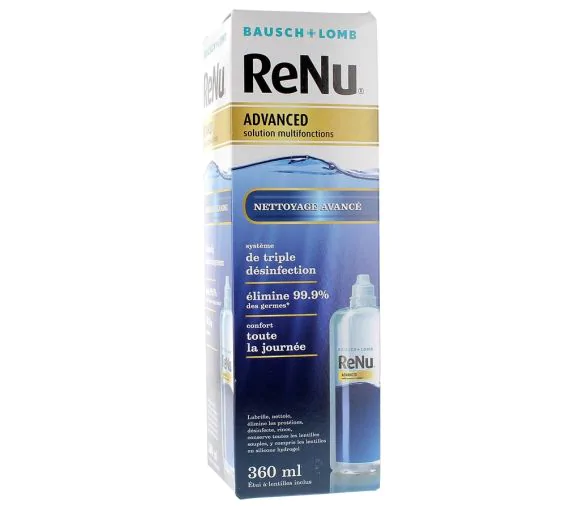 ReNu Advanced Solution lentilles multifonctions Bausch Lomb - flacon de 360 ml
