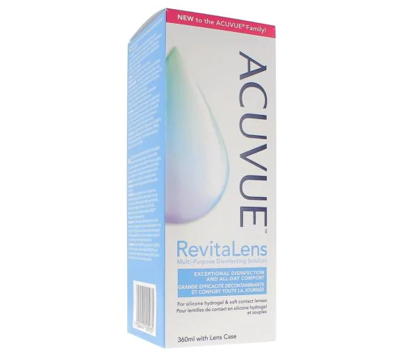 Solution pour lentilles de contact Complete RevitaLens - flacon de 360 ml + étui